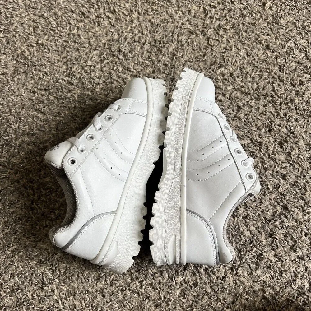 Vintage Soho Size 6 Platform Sneakers Women White 90s Y2K Platform Chunky